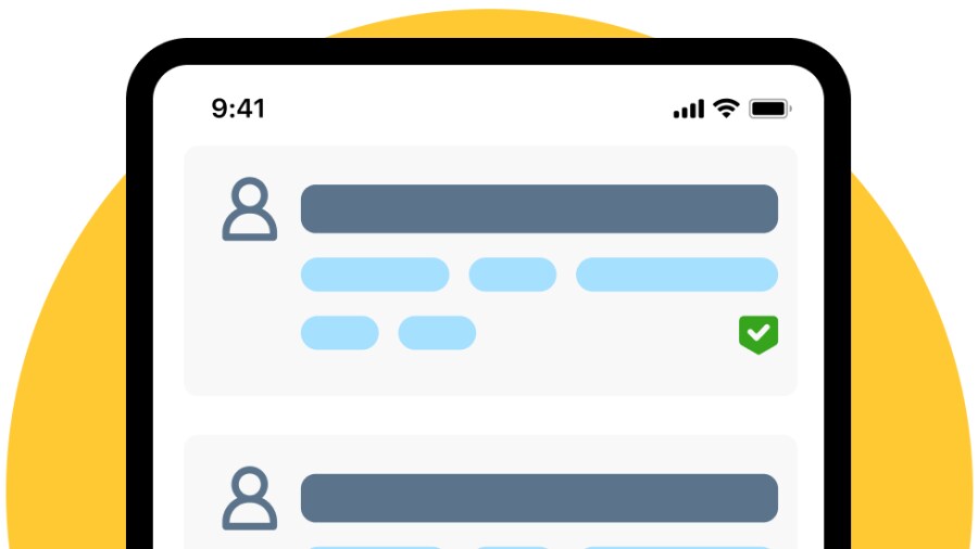 graphic of app