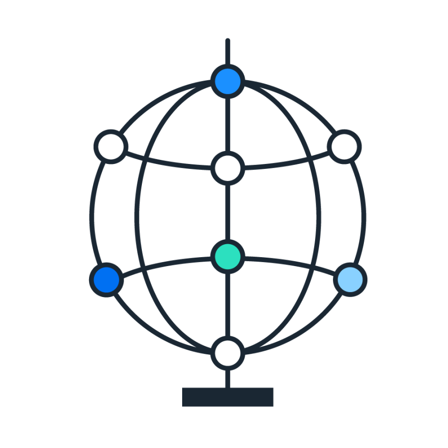 Globe pictogram