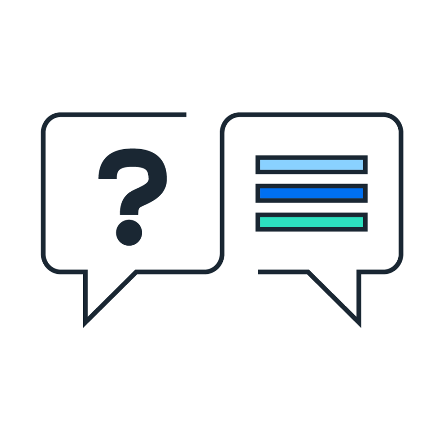 question mark and answers