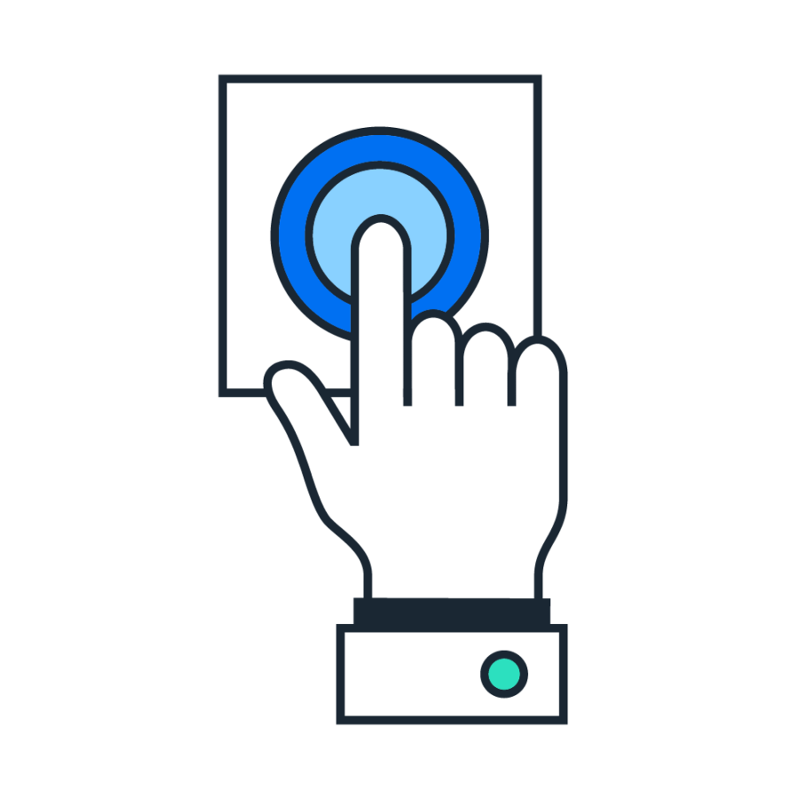 click button